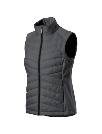 Dámska hybridná vesta Cross tmavo šedá - Malfini
