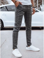 Pánske ležérne nohavice tmavosivé FashionStreet UX4396