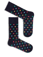 Pánske ponožky Milena Avangard 0125 Farebné, bodky