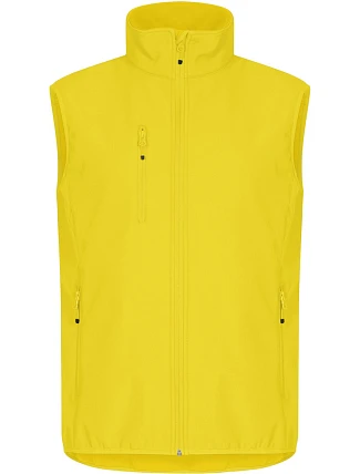 Clique Classic Softshell Vest M Pánska 3-vrstvová softshellová vesta 67.0911 citrónová