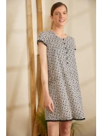 Vamp - Nočná košeľa s potlačou a gombíkmi 14980 - Vamp Vamp - Nočná košeľa s potlačou a gombíkmi 14980 - Vamp