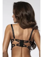 Dámska zvodná podprsenka V-10771 Čierna s béžovou - Axami