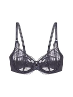 Dámska podprsenka Wild Peony Florale Bra W - GRAY - sivá 00DK - TRIUMPH