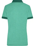 Daiber JN 705 Dámske melírované polo tričko z džerseju 02.0705 zelená melírovaná/tmavozelená Daiber JN 705 Dámske melírované polo tričko z džerseju 02.0705 zelená melírovaná/tmavozelená