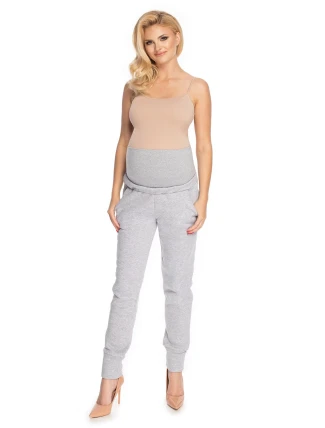 Dámske tehotenské nohavice 0173 Šedá - PeeKaBoo