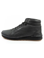 Puma ST Runner v4 Mid športové topánky Pánske členkové tenisky Black