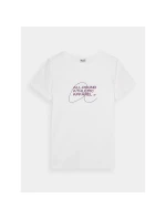 Dámske tričko s potlačou 4F 4FRSS24TTSHF2499-10S