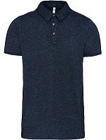 Kariban K 262 Pánske tričko s golierom z džerseju 20.K262 french navy heather