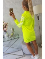 Šaty Off White yellow neón