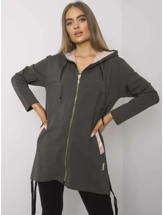 Blúzka RV BL 4899.23P tmavá khaki