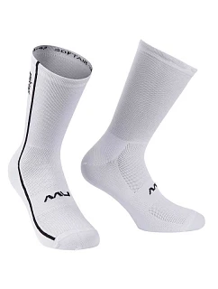 Cyklistické ponožky NORTHWAVE Apres Race Sock, biele