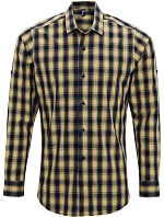 Premier PR 250 Popelínová košeľa s dlhým rukávom „Mulligan“ 39.0250 camel/navy Premier PR 250 Popelínová košeľa s dlhým rukávom „Mulligan“ 39.0250 camel/navy