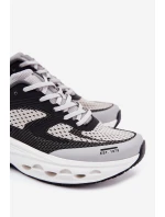 Buty Sportowe Męskie Na Platformie Big Star RR174023 Hi-Poly System Szare