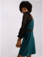 Šaty LK SK 508840.22X tmavo zelená