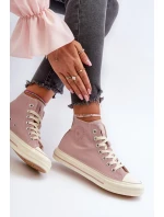 Dámske vysoké tenisky Big Star pink