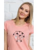 Dámske pyžamo kapri Hello world