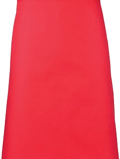 Premier PR 151 Krátka zástera po pás „Colours“ 39.0151 jahodovo červená