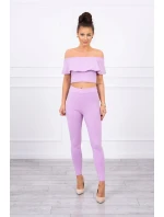 Sada s volánikom fialová