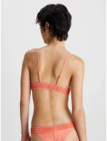 Dámsky vrchný plavkový diel bikín KW0KW01974 SM9 koralová - Calvin Klein Dámsky vrchný plavkový diel bikín KW0KW01974 SM9 koralová - Calvin Klein