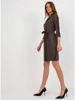 Dámske šaty LK SK 508352 1.38P tmavosivá - FPrice Dámske šaty LK SK 508352 1.38P tmavosivá - FPrice