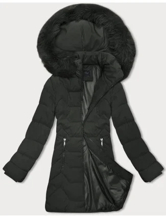 Dámska bunda s kapucňou J Style army (16M9121-136)