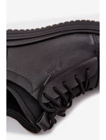 Kožené pánské polobotky Lee Cooper LCJ-26-33-3964 Černé