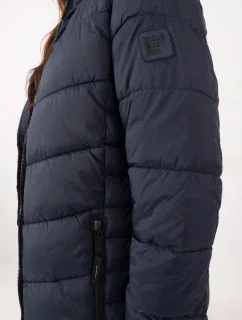 Kabát D51160XB44540A3 tmavomodrý