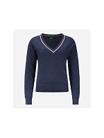 Dámsky sveter ROSSIGNOL W Knitted V Neck, tmavomodrý Dámsky sveter ROSSIGNOL W Knitted V Neck, tmavomodrý