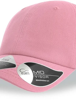 Atlantis Headwear Kid Fraser Detská 6-panelová čiapka s šiltom 33.0110 ružová