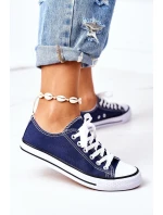 Damskie Klasyczne Trampki Granatowe Omerta