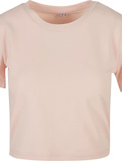 Build your Brand BY 042 Ťažký dámsky crop top 56.0042 ružový
