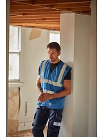 Yoko HVW 120 Hi-Vis sieťovaná bezpečnostná vesta 79.W120 ružová Yoko HVW 120 Hi-Vis sieťovaná bezpečnostná vesta 79.W120 ružová