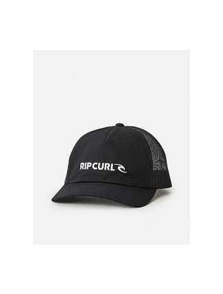 Čiapka s kšiltom RIP CURL Brand Icon Trucker, čierna