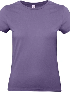B&C #E190 /women Dámske tričko z hrubej bavlny 01.004T millennial lilac