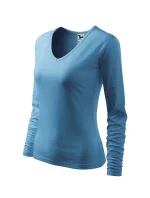 Elegance košeľa pre ženy azúrovo modrá