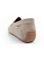 Pánske mokasíny Wrangler Maifield Suede z prírodnej béžovej kože