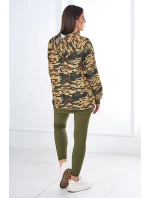 3dielna súprava Vresoviská blúzka, top a legíny khaki + béžová