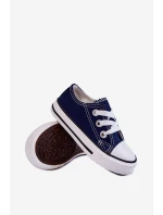 Dziecięce Trampki Klasyczne Granatowe Filemon