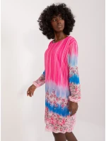 DHJ SK N8524 Šaty.14X tmavoružová