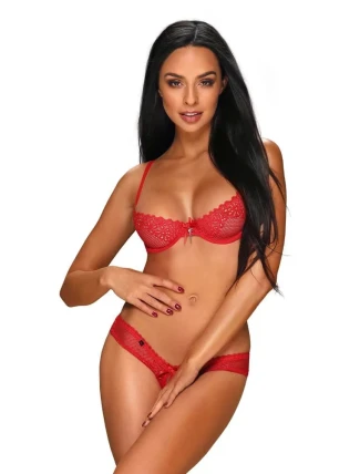 Zmyselný set alabaster set red - Obsessive