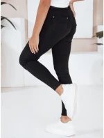 Dámske skinny džínsy čierne FashionStreet UY2755