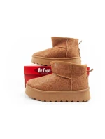 Lee Cooper snehové topánky ženy zimné módne kožušiny zateplené topánky hnedé ženy