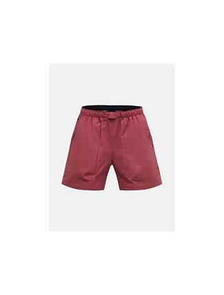 Dámske šortky PEAK PERFORMANCE W Outdoor Cargo Shorts, červené Dámske šortky PEAK PERFORMANCE W Outdoor Cargo Shorts, červené