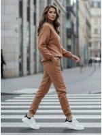 Dámska tepláková súprava ARIELLA PREMIUM mocha FashionStreet AY0730