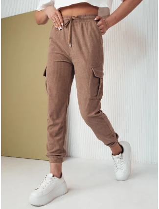 Dámske tepláky FLAYON camel FashionStreet UY2061