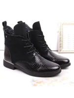Filippo lakované zateplené čižmy W PAW476 black Filippo lakované zateplené čižmy W PAW476 black