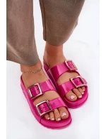 Damskie Klapki Gładkie Pachnące ZAXY NN285093 Fuksja