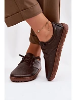 Dámske kožené topánky Zazoo 10189 Chocolate Dámske kožené topánky Zazoo 10189 Chocolate