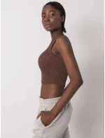 Dámsky top TK RP TP 333435.19P tmavo hnedý Dámsky top TK RP TP 333435.19P tmavo hnedý