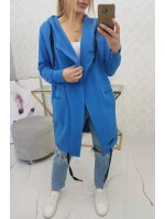 Nevädze modrá zateplená bunda s kapucňou Nevädze modrá zateplená bunda s kapucňou